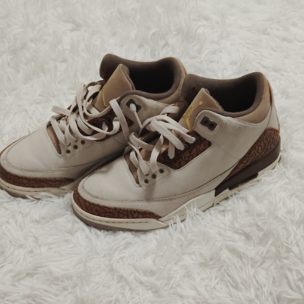 Jordan Cream and Brown Sneakers